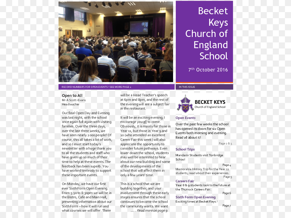 October Becket Keys Church Of England School, Poster, Advertisement, Person, People Free Transparent Png