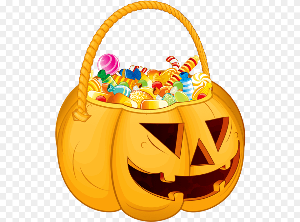 October Clipart Candy Trick Or Treat Bag, Sweets, Food, Handbag, Accessories Png Image