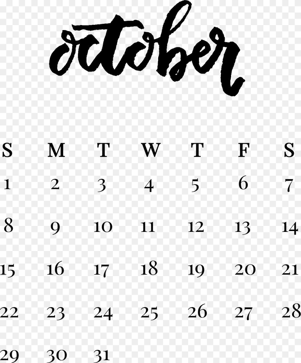 October October 2018 Calendar Background, Firearm, Gun, Rifle, Weapon Free Transparent Png