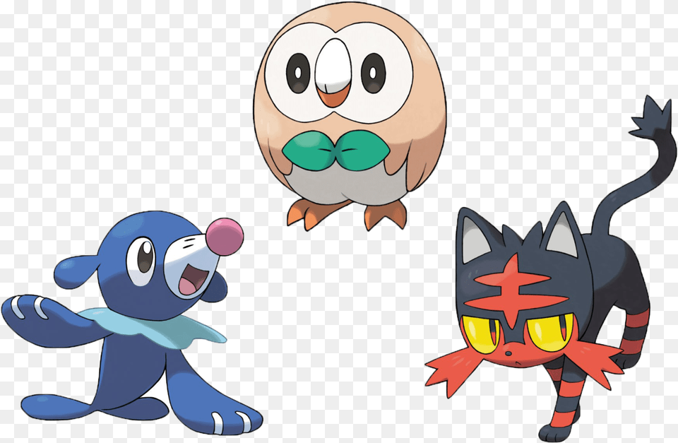 October Sun And Moon First Pokemon, Cartoon Png Image