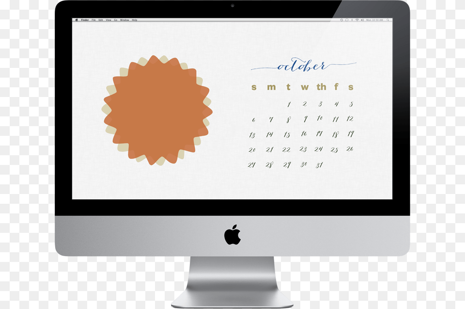 October Wallpapers Social Networking Sites Ui, Text, Person, Calendar Png Image