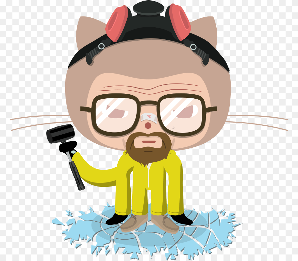 Octocat Github, Baby, Person, Head, Face Free Png