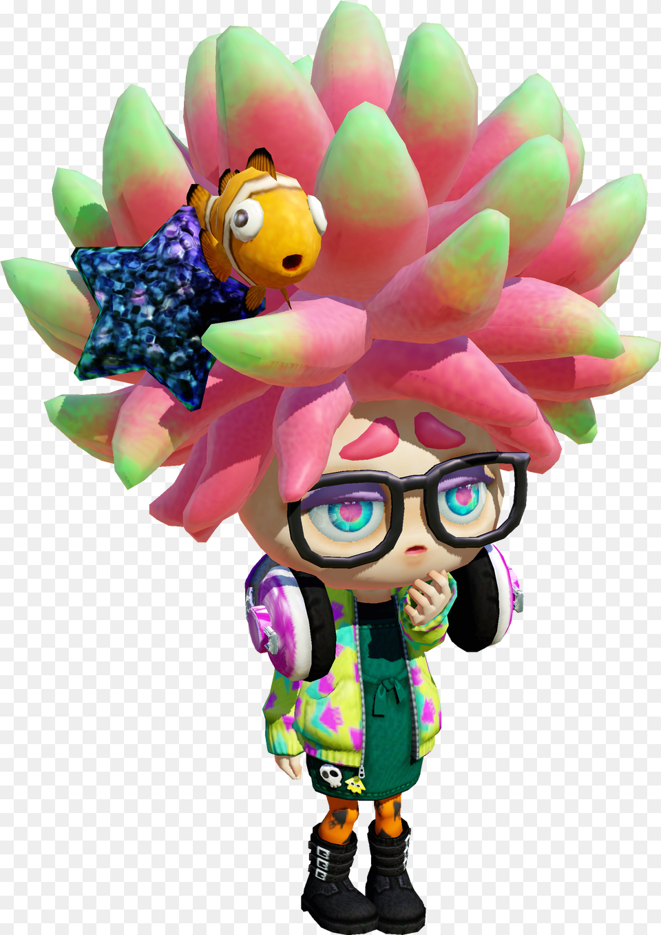 Octodad Annie The Sea Anemone Girl, Toy, Figurine, Baby, Person Free Png Download