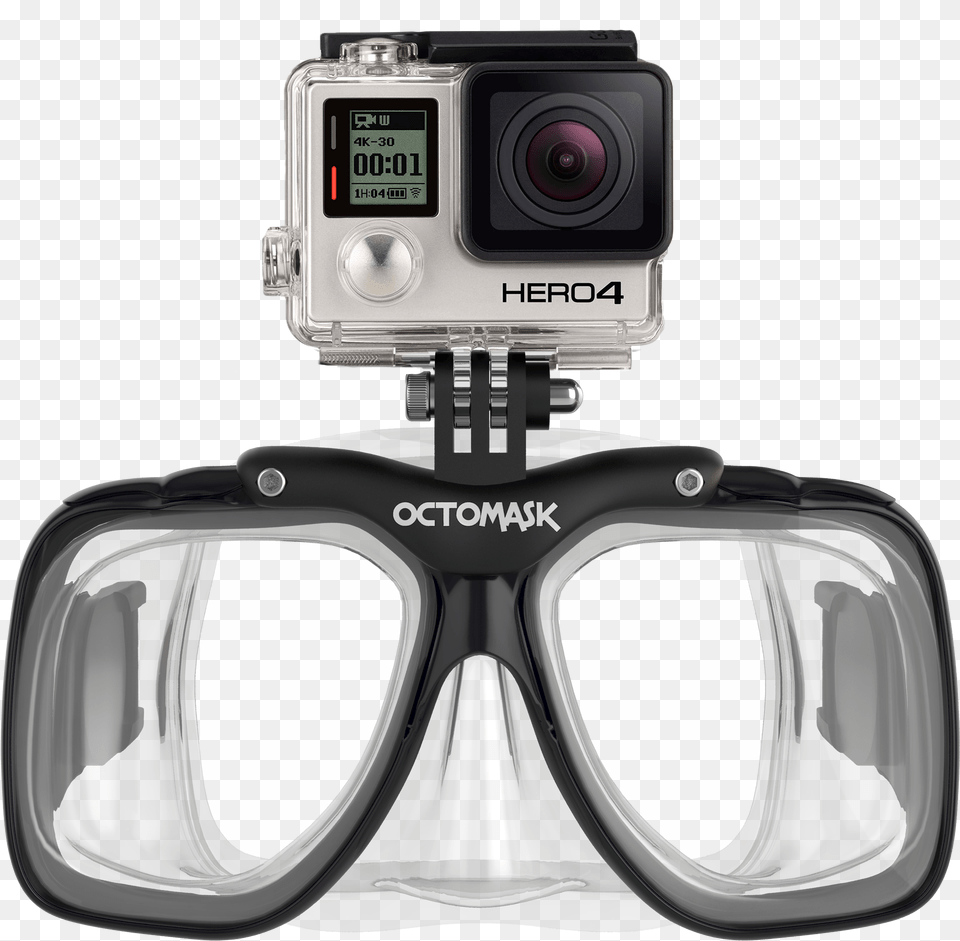 Octomask Clear Model For Gopro Divers Octomask Scuba Mask For Gopro Camera Clear, Accessories, Electronics, Goggles, Video Camera Free Png