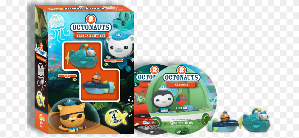 Octonauts Dvd, Disk, Plush, Toy Free Png Download