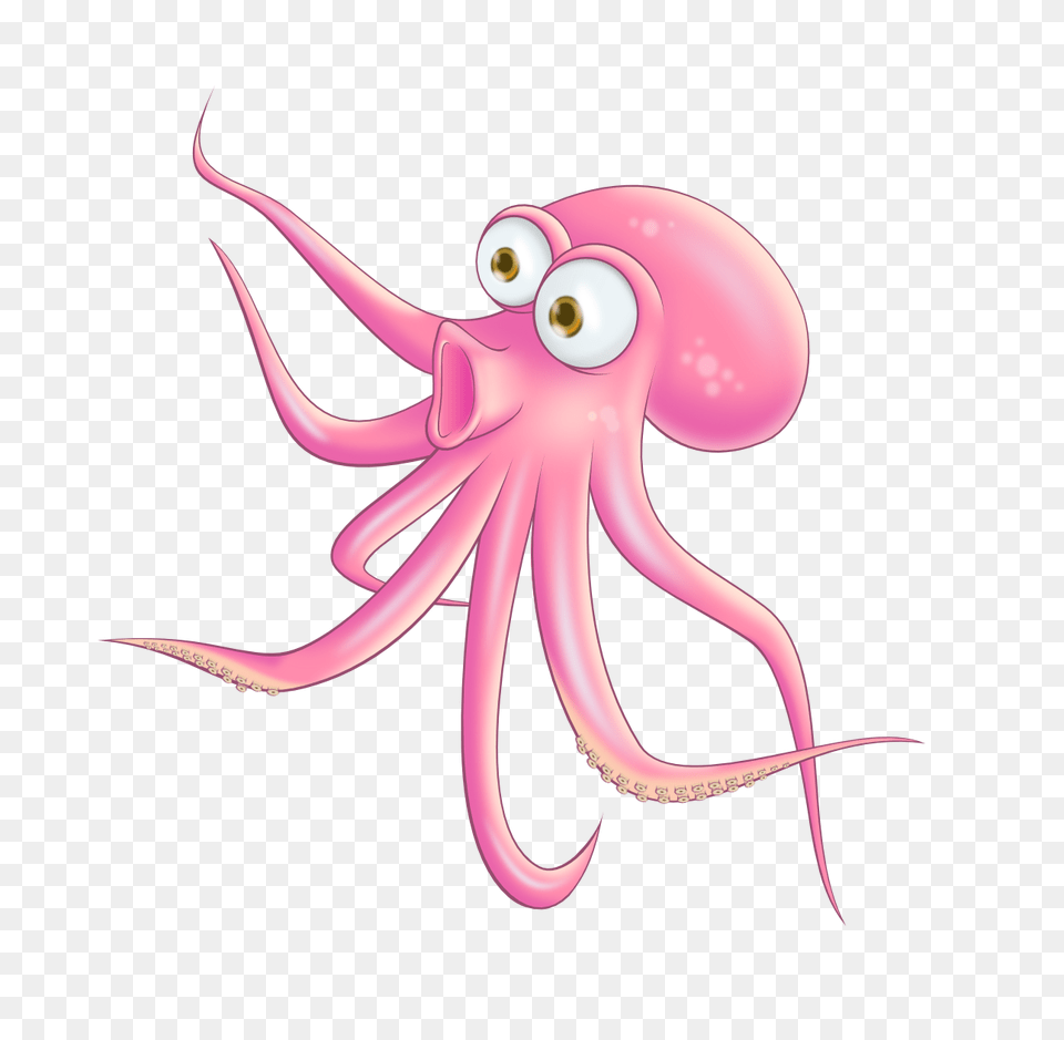 Octopus, Animal, Sea Life, Invertebrate, Insect Png