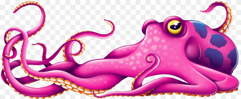 Octopus, Purple, Animal, Sea Life, Invertebrate Free Png