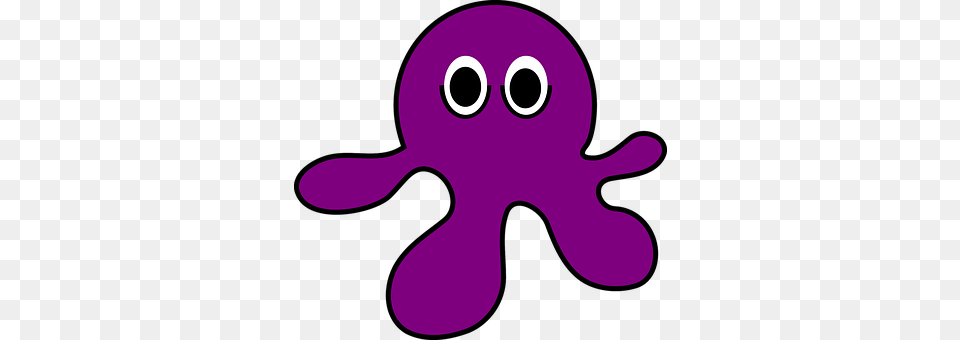 Octopus Purple, Plush, Toy, Alien Free Png