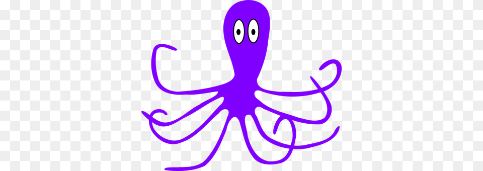 Octopus Purple, Animal, Sea Life Png Image