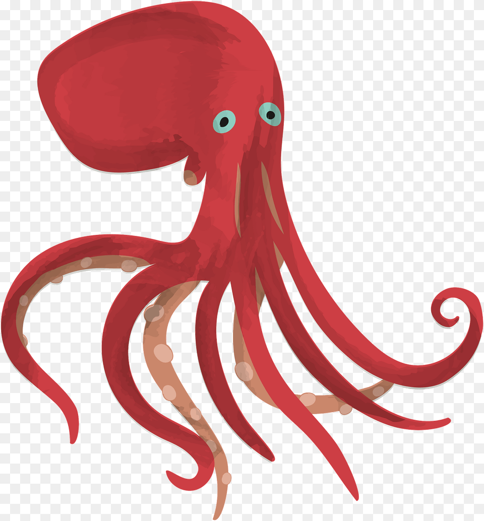 Octopus, Animal, Sea Life, Invertebrate Free Png Download