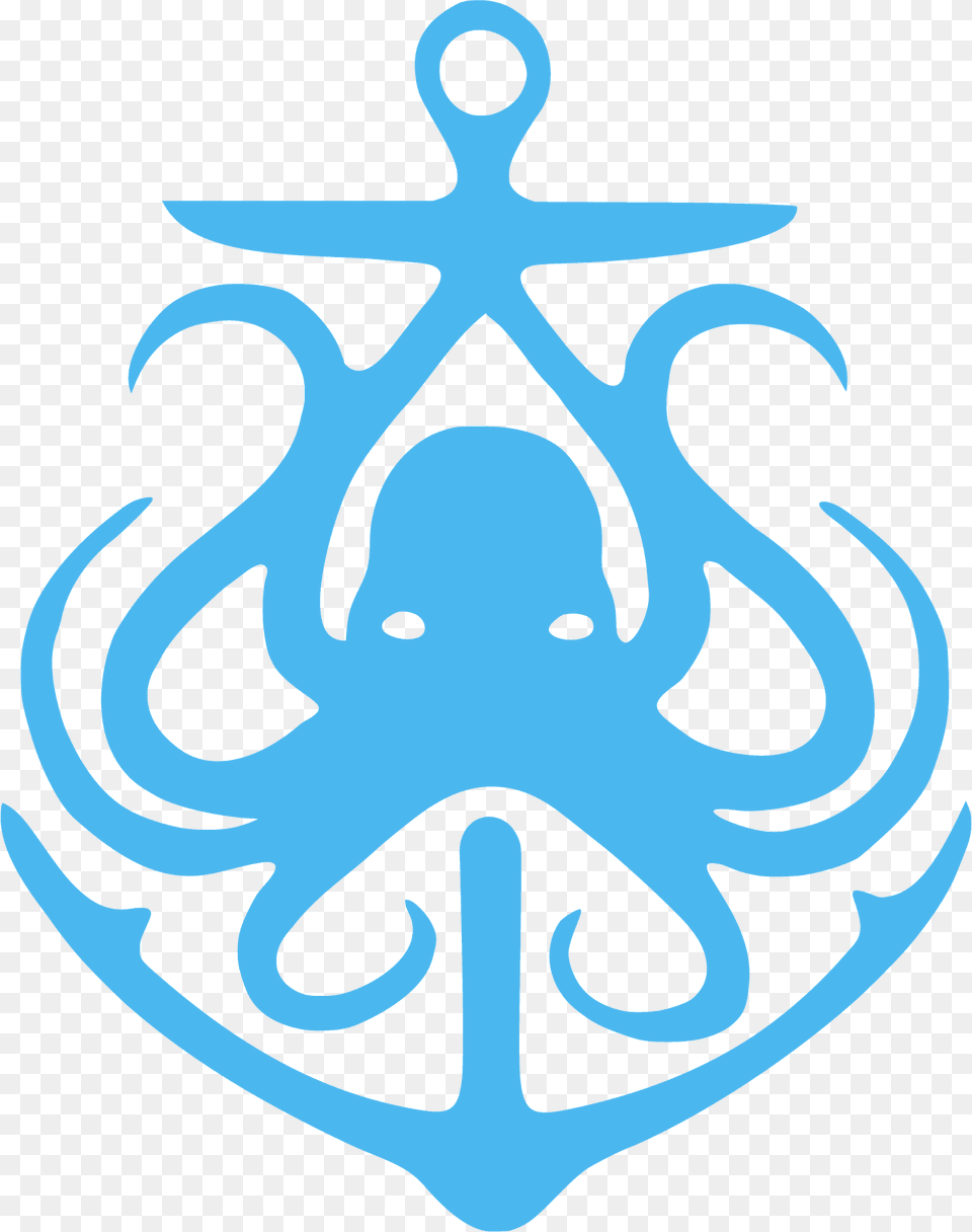 Octopus Anchor Silhouette, Electronics, Hardware, Hook, Bonfire Png