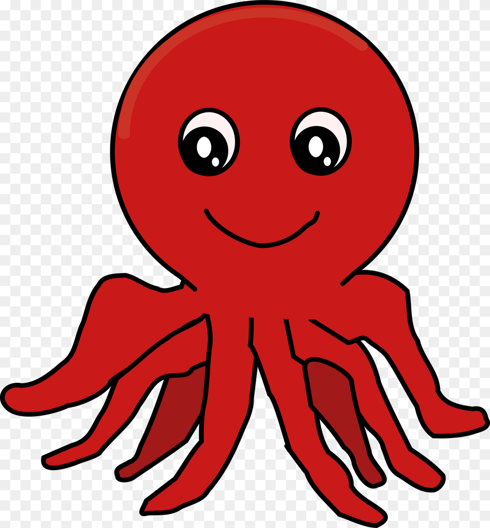 Octopus Cartoon Octopus Clipart, Animal, Sea Life, Baby, Person Png