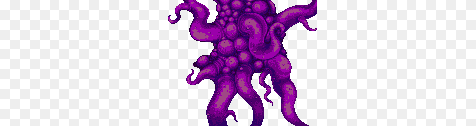 Octopus City Blues Tentacle Overflow, Purple, Animal, Dinosaur, Reptile Png