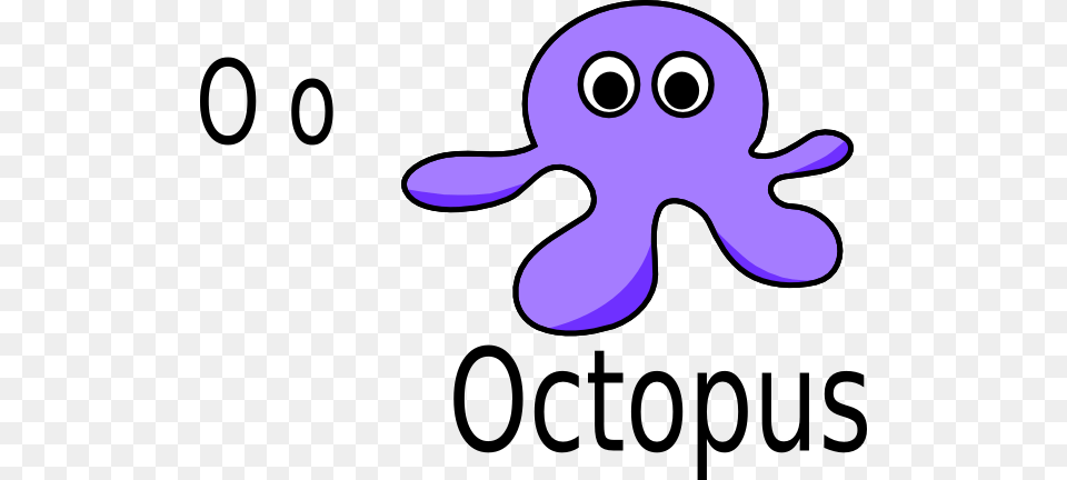 Octopus Clip Art, Purple, Animal, Bear, Mammal Png