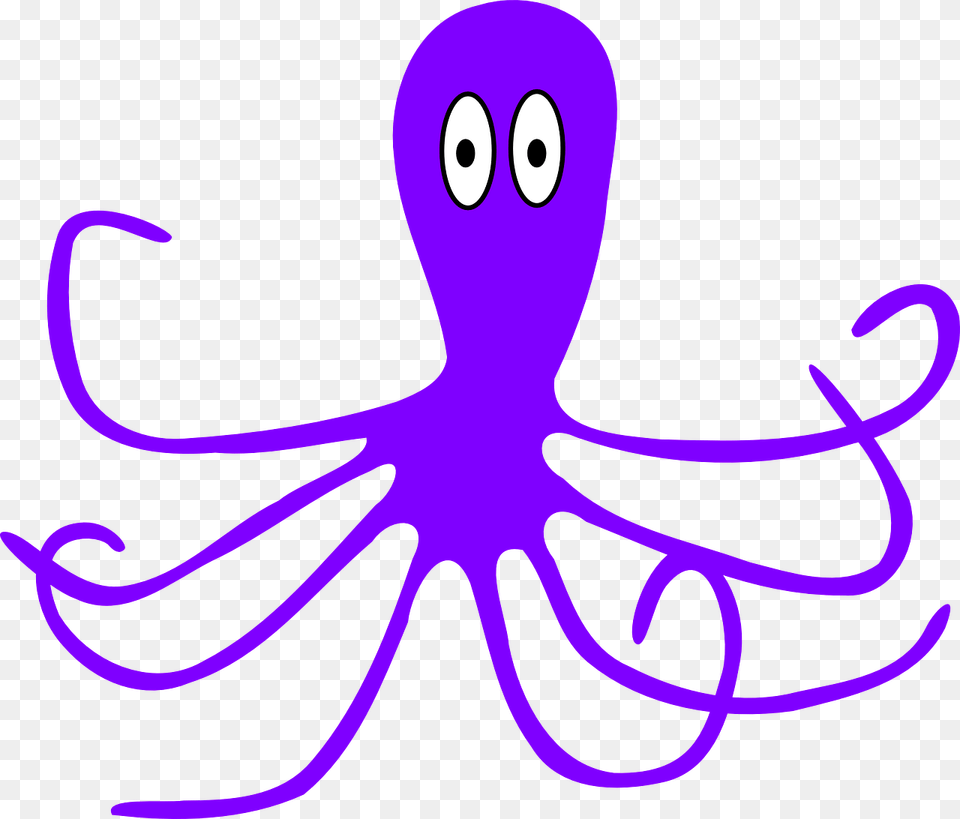 Octopus Clip Art, Purple, Animal, Sea Life, Invertebrate Free Transparent Png