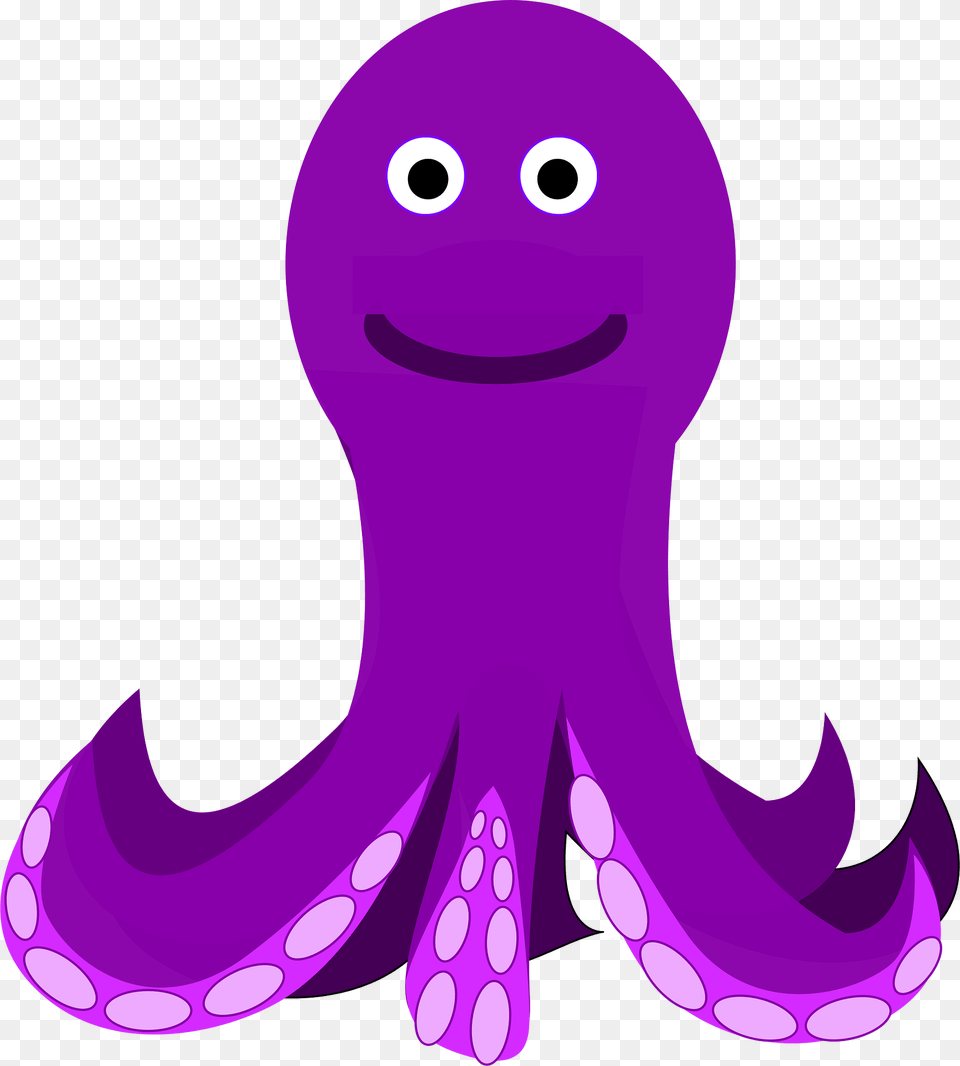 Octopus Clipart, Purple, Animal, Sea Life, Invertebrate Free Transparent Png
