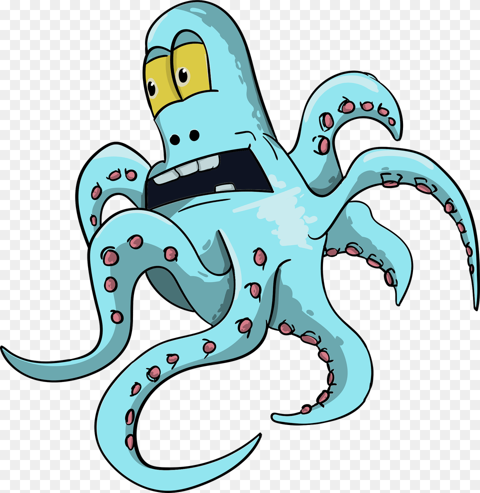 Octopus Clipart, Animal, Sea Life, Invertebrate Png