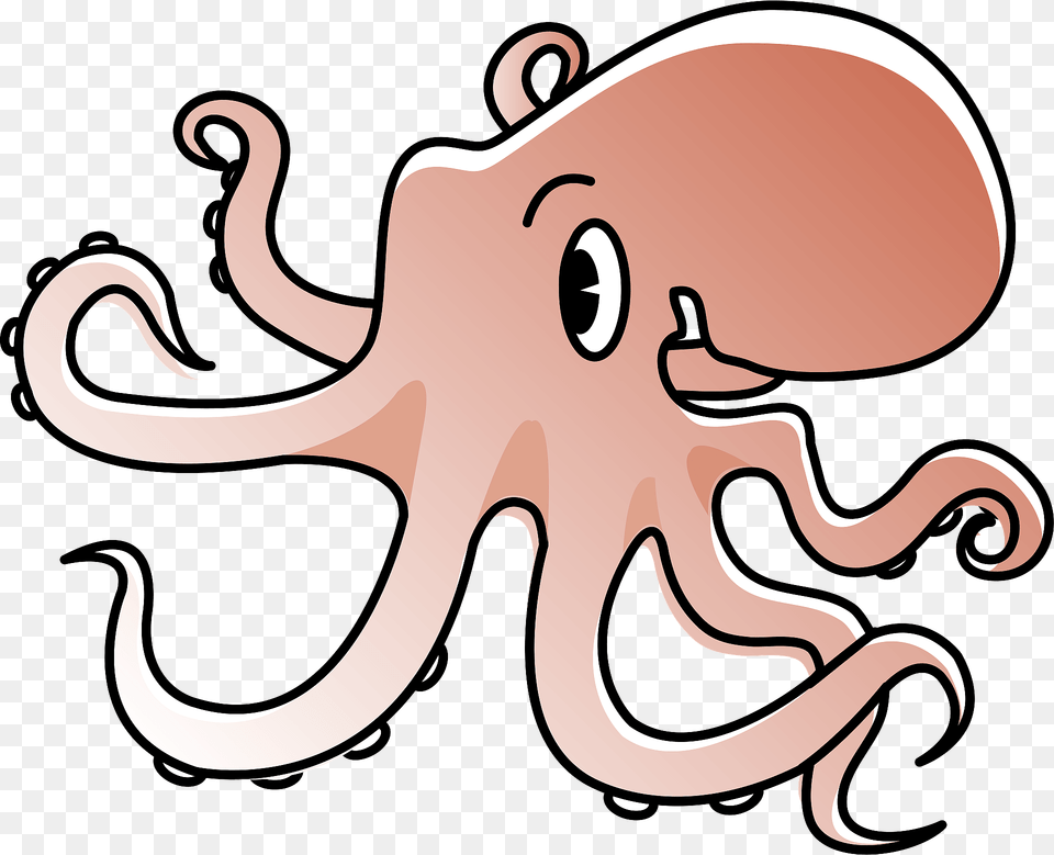 Octopus Clipart, Animal, Sea Life, Invertebrate Png