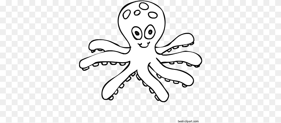 Octopus Clipart Black And White Octopus Clipart Black And White, Stencil, Baby, Person Png