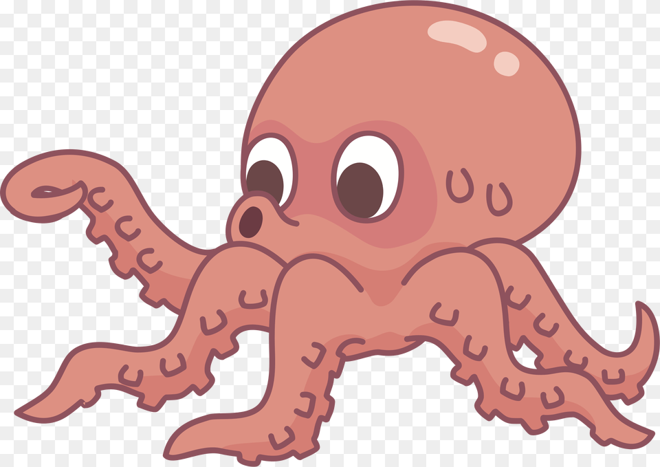 Octopus Clipart Octopus, Animal, Sea Life, Invertebrate, Bear Free Transparent Png
