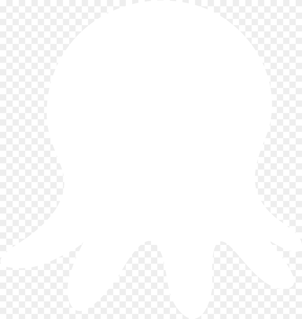 Octopus Deploy Octopus Deploy White Logo, Silhouette, Stencil, Animal, Fish Png Image