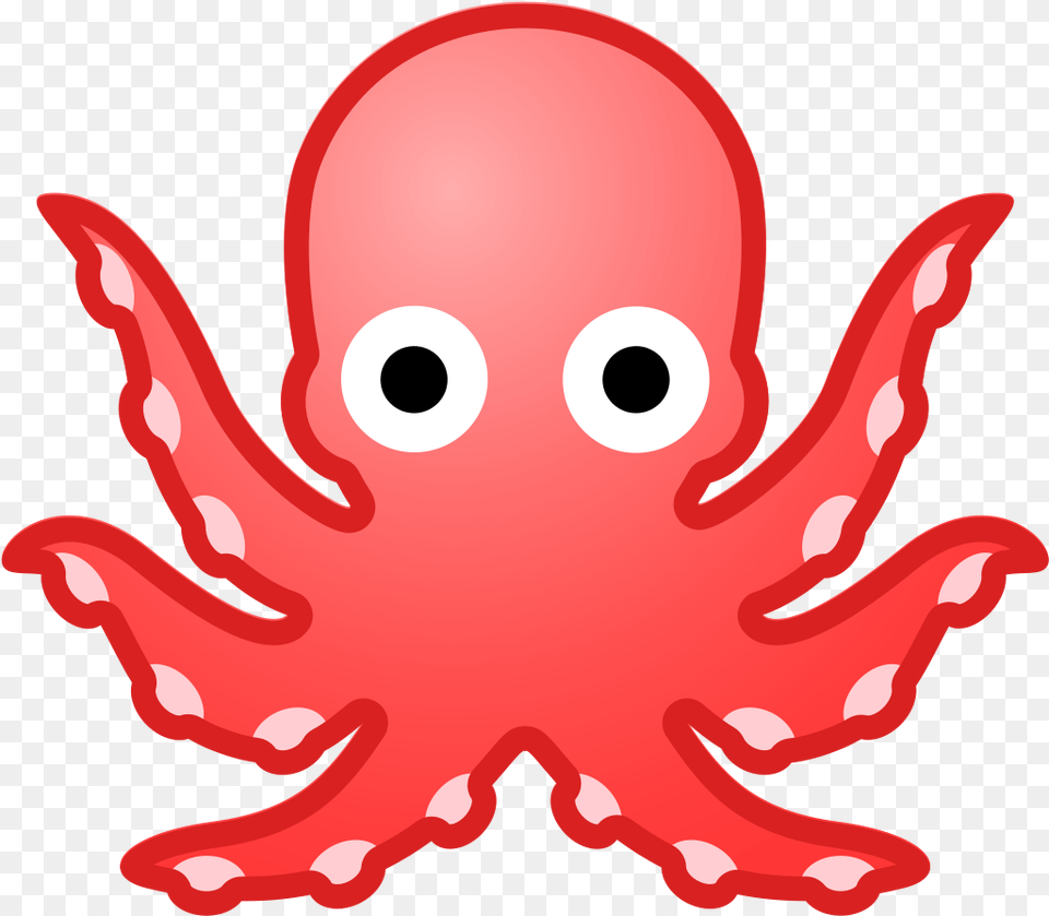 Octopus Emoji, Animal, Sea Life, Invertebrate, Baby Png Image