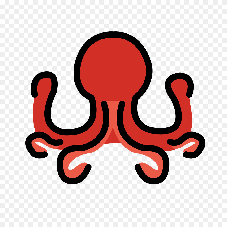 Octopus Emoji Clipart, Animal, Sea Life, Invertebrate, Reptile Free Png