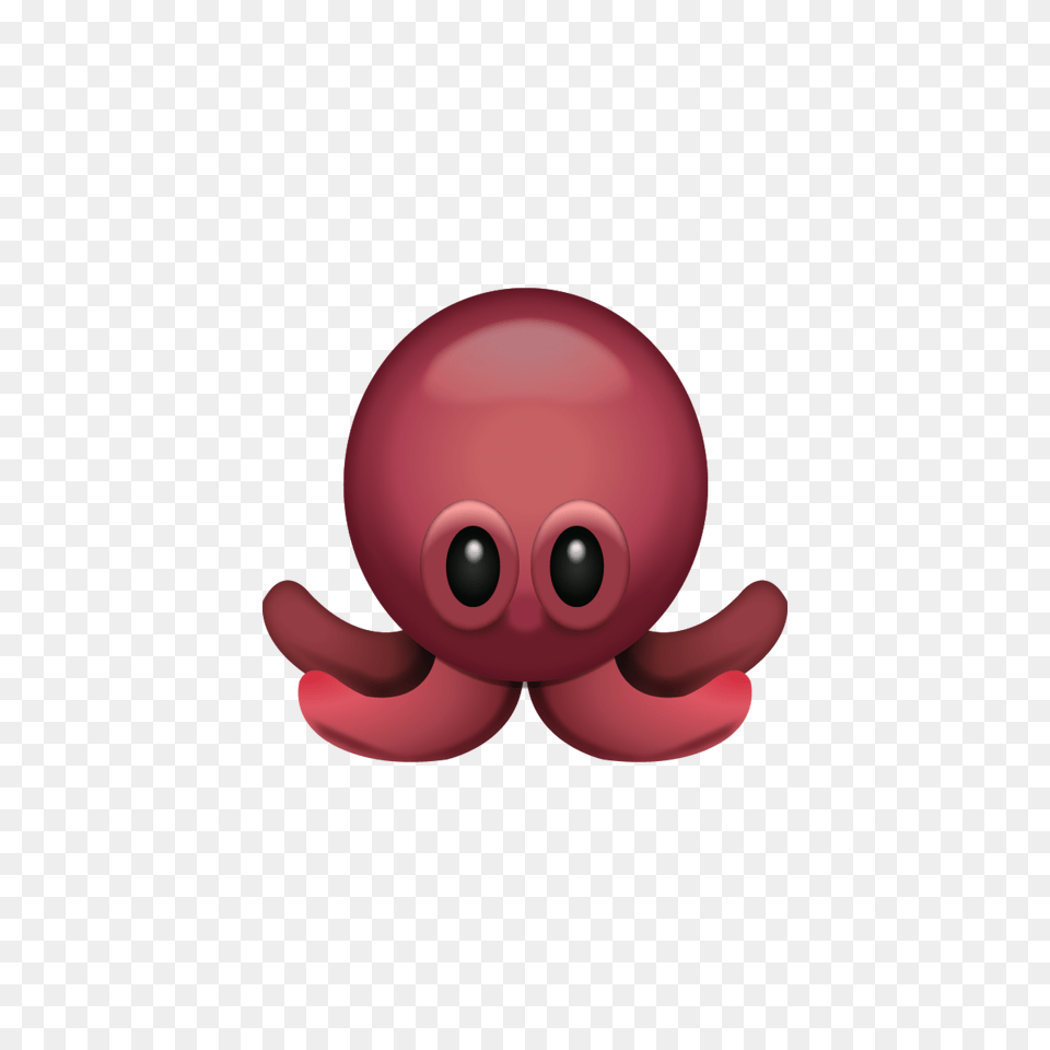 Octopus Emoji Red Iphone Octopus Emoji, Animal, Sea Life, Alien Free Transparent Png