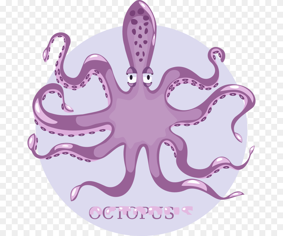 Octopus Free To Use Clipart Octopus, Purple, Animal, Sea Life, Invertebrate Png Image