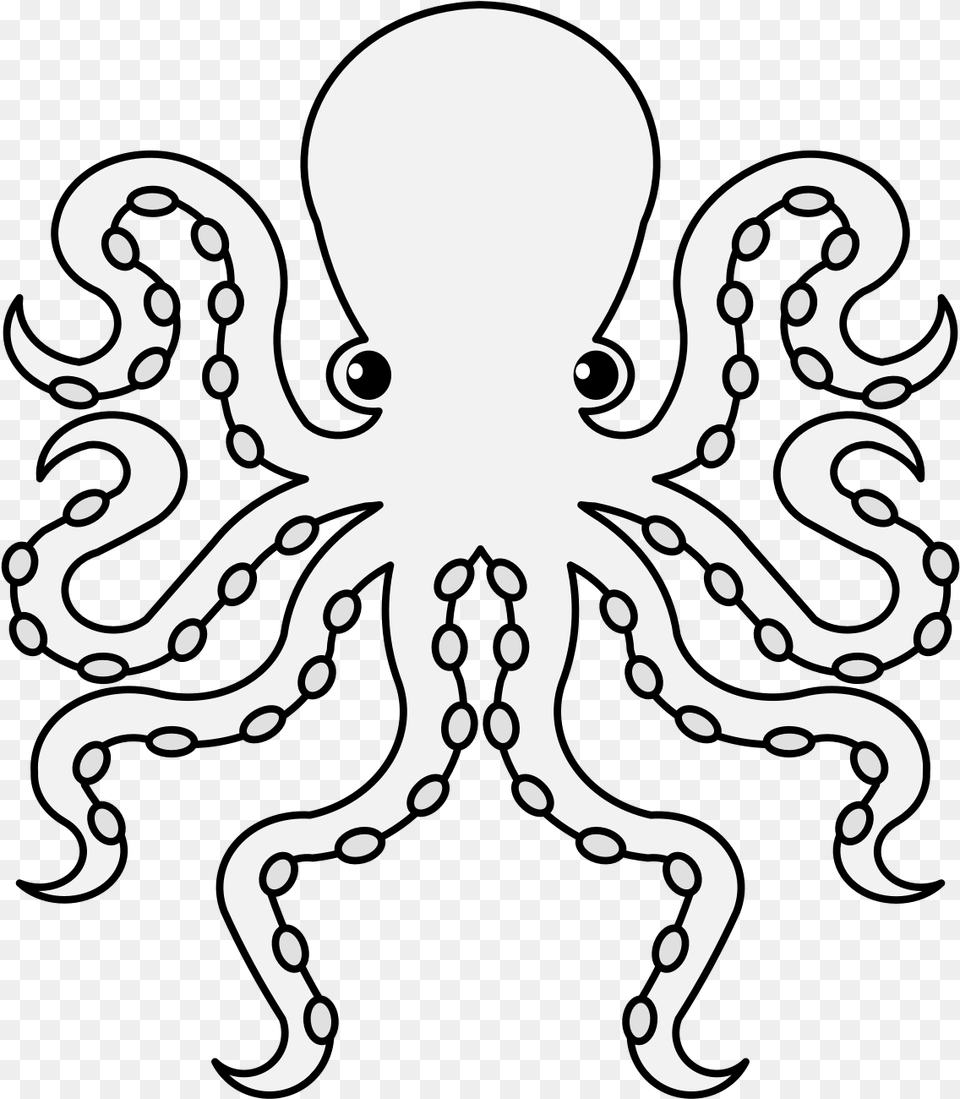 Octopus Image With No Background Octopus Traceable, Animal, Sea Life, Invertebrate, Gun Png