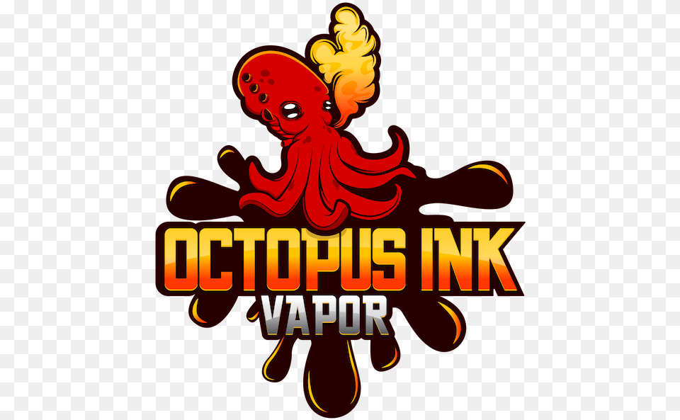 Octopus Ink Vapor Kartun Vape, Animal, Sea Life, Dynamite, Weapon Free Transparent Png
