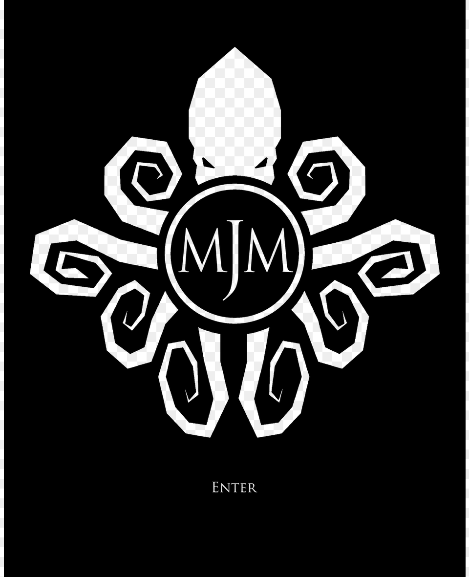 Octopus Logo Splash Enter Emblem, Gray Free Transparent Png