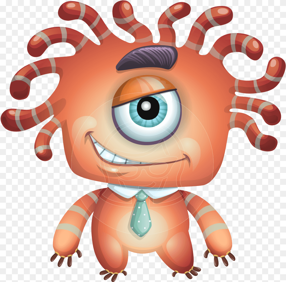 Octopus Monster Cartoon Vector Character Aka Mister Cartoon, Baby, Person, Plush, Toy Png Image