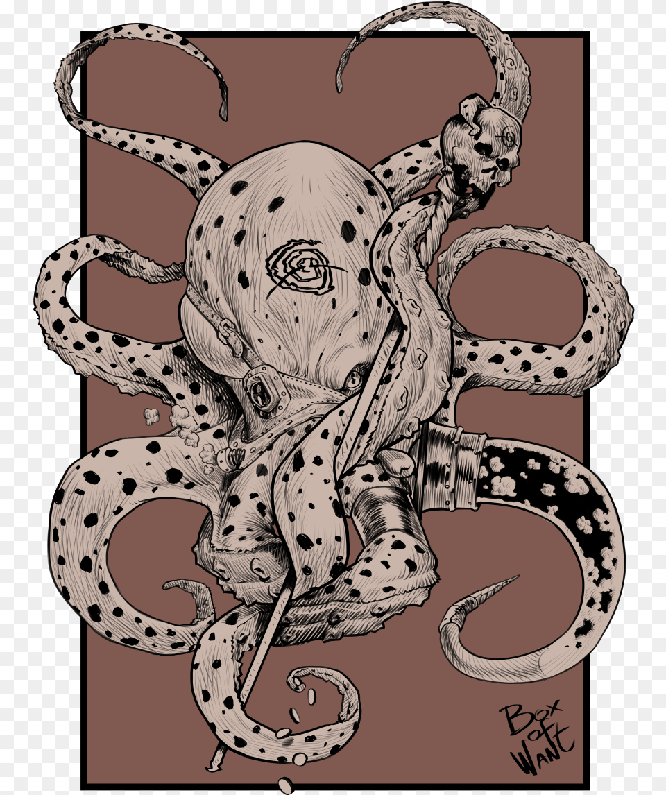 Octopus Necromancer, Animal, Invertebrate, Sea Life, Baby Png Image