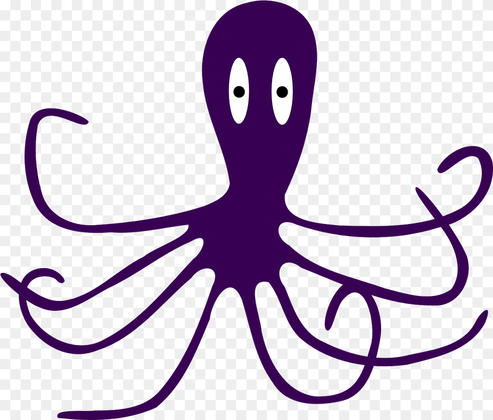 Octopus Purple Ocean Clipart Octopus, Animal, Sea Life, Person, Invertebrate Png