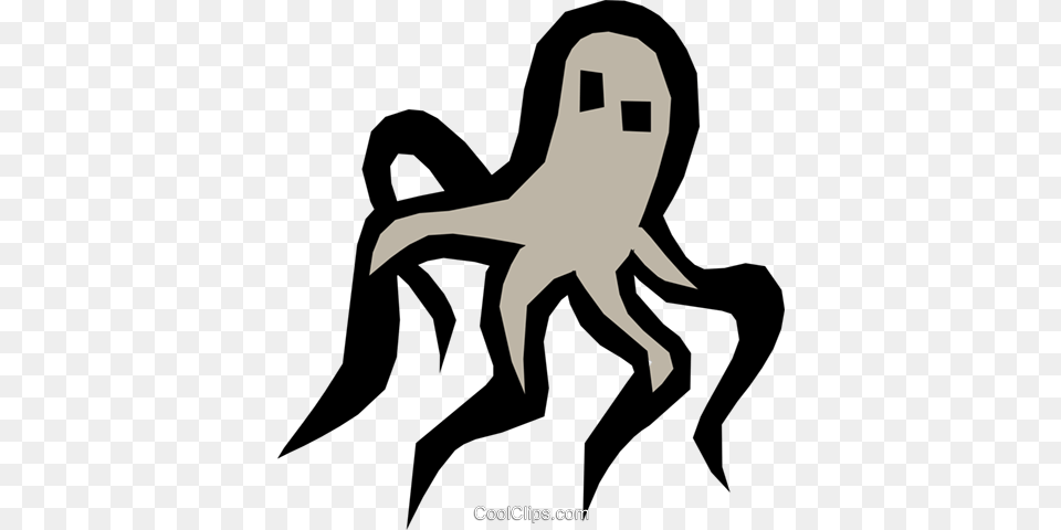 Octopus Royalty Vector Clip Art Illustration, Adult, Alien, Female, Person Free Transparent Png