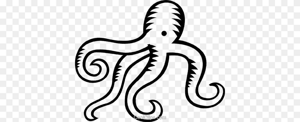 Octopus Royalty Vector Clip Art Illustration, Animal, Invertebrate, Sea Life, Baby Free Png Download