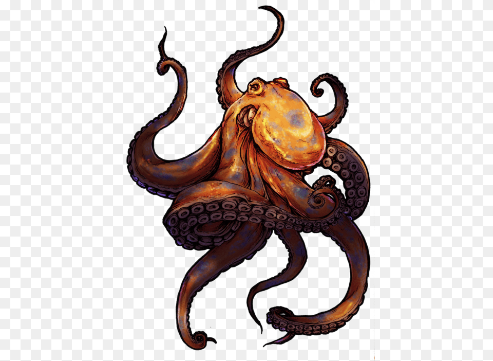 Octopus Tattoo, Animal, Sea Life, Invertebrate, Chandelier Free Png