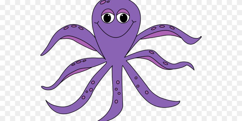 Octopus Transparent Images Number Puzzle Ocean Animals, Purple, Animal, Sea Life, Alien Free Png