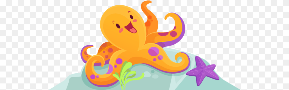 Octopus Underwater Underwater Cartoon Characters, Animal, Sea Life, Invertebrate Free Png