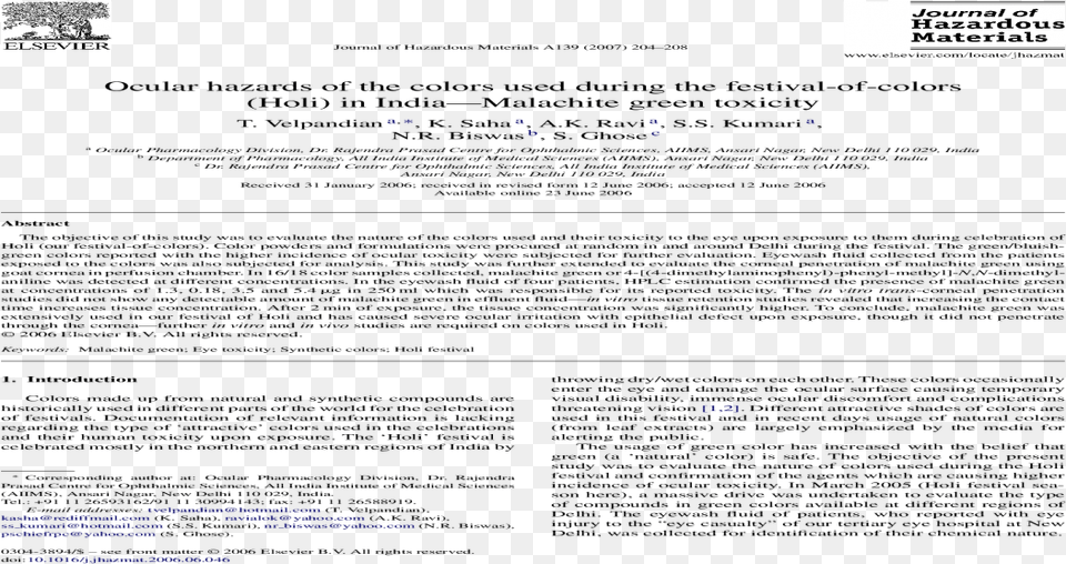 Ocular Hazards Of The Colors Used During The Festival Document, Nature, Night, Outdoors Png