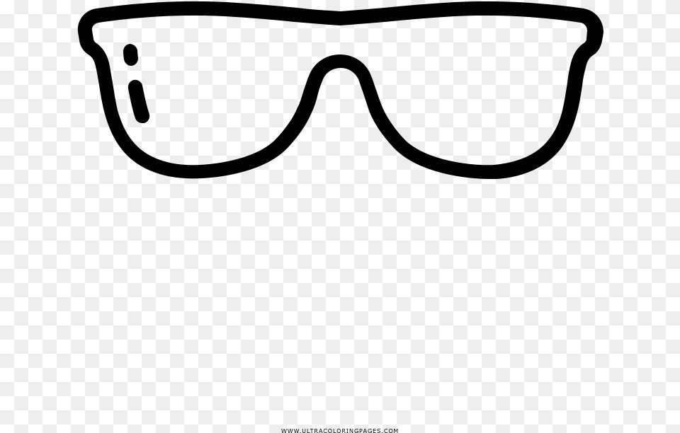 Oculos De Sol Fundo Line Art, Gray Png