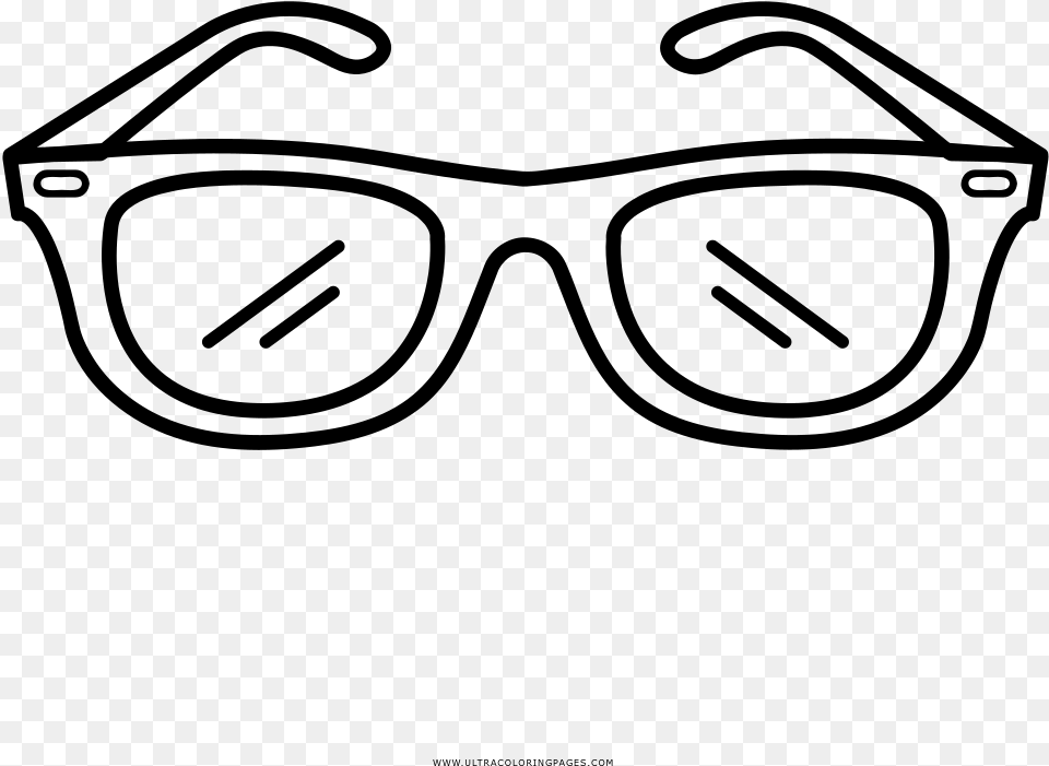 Oculos Deal With It Dibujos De Lentes Para Colorear, Gray Free Png