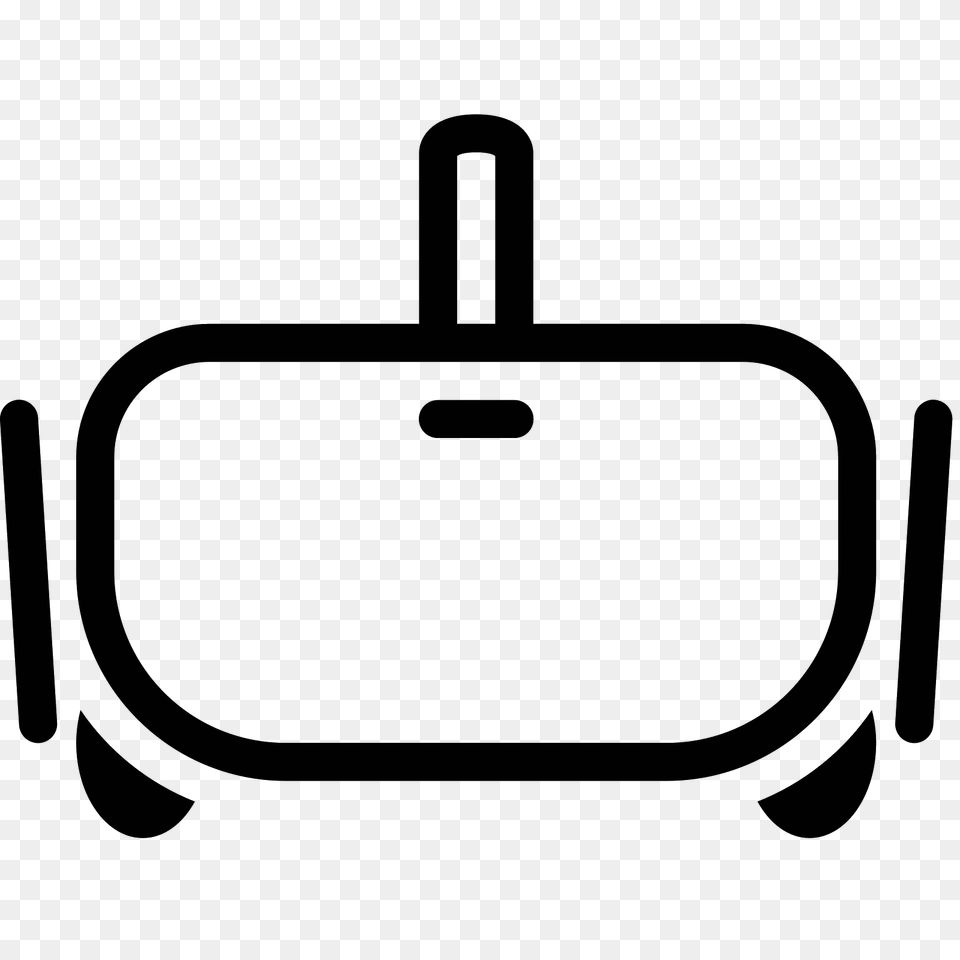 Oculus Rift Icon, Gray Png