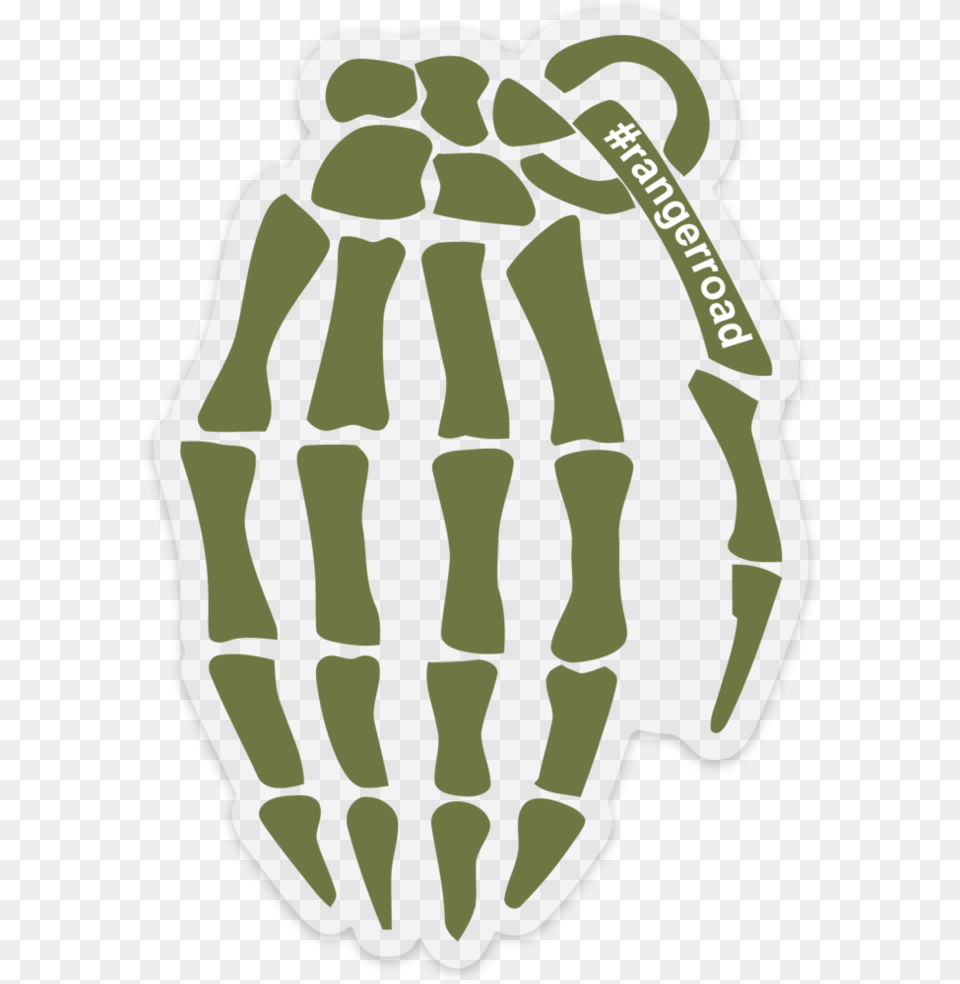 Od Green Ranger Road Sticker Grenade Gloves, Clothing, Glove, Stencil, Chess Free Transparent Png