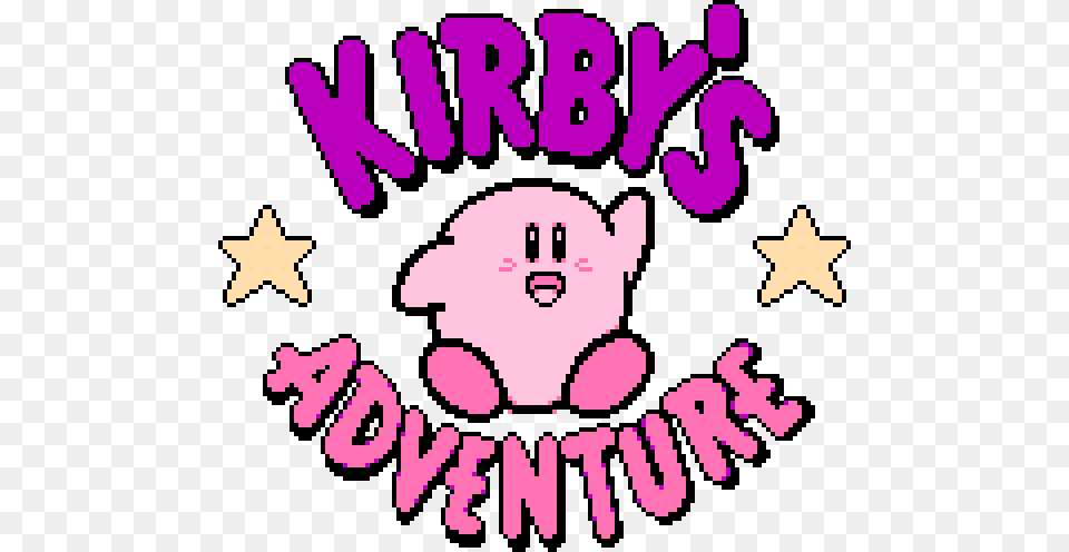 Oddly The Kirby39s Adventure Sprites Seem To Quotpredictquot Kirby39s Adventure Logo, Face, Head, Person, Purple Free Png Download