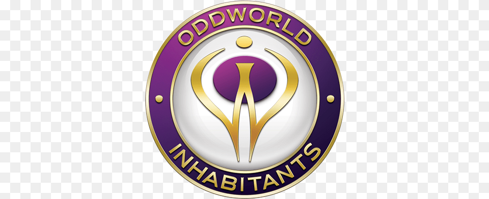 Oddworld Soulstorm Oddworld Inhabitants Logo, Emblem, Symbol, Badge, Disk Png Image
