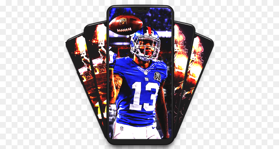 Odell Beckham Jr Iphone Odell Beckham Jr, Helmet, Sport, American Football, Football Png