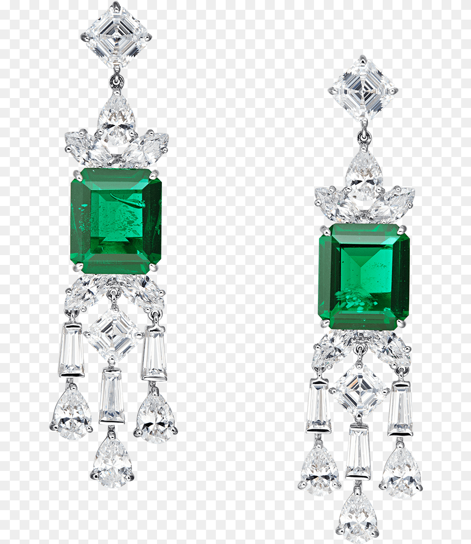 Odessa Luxury Green Chandelier Earrings Jewellery, Accessories, Earring, Emerald, Gemstone Free Png