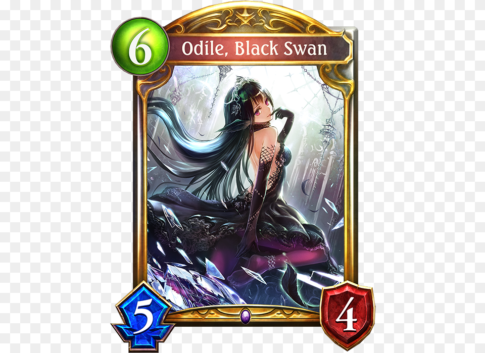 Odile Black Swan Odile Black Swan Shadowverse, Book, Comics, Publication, Adult Free Png Download